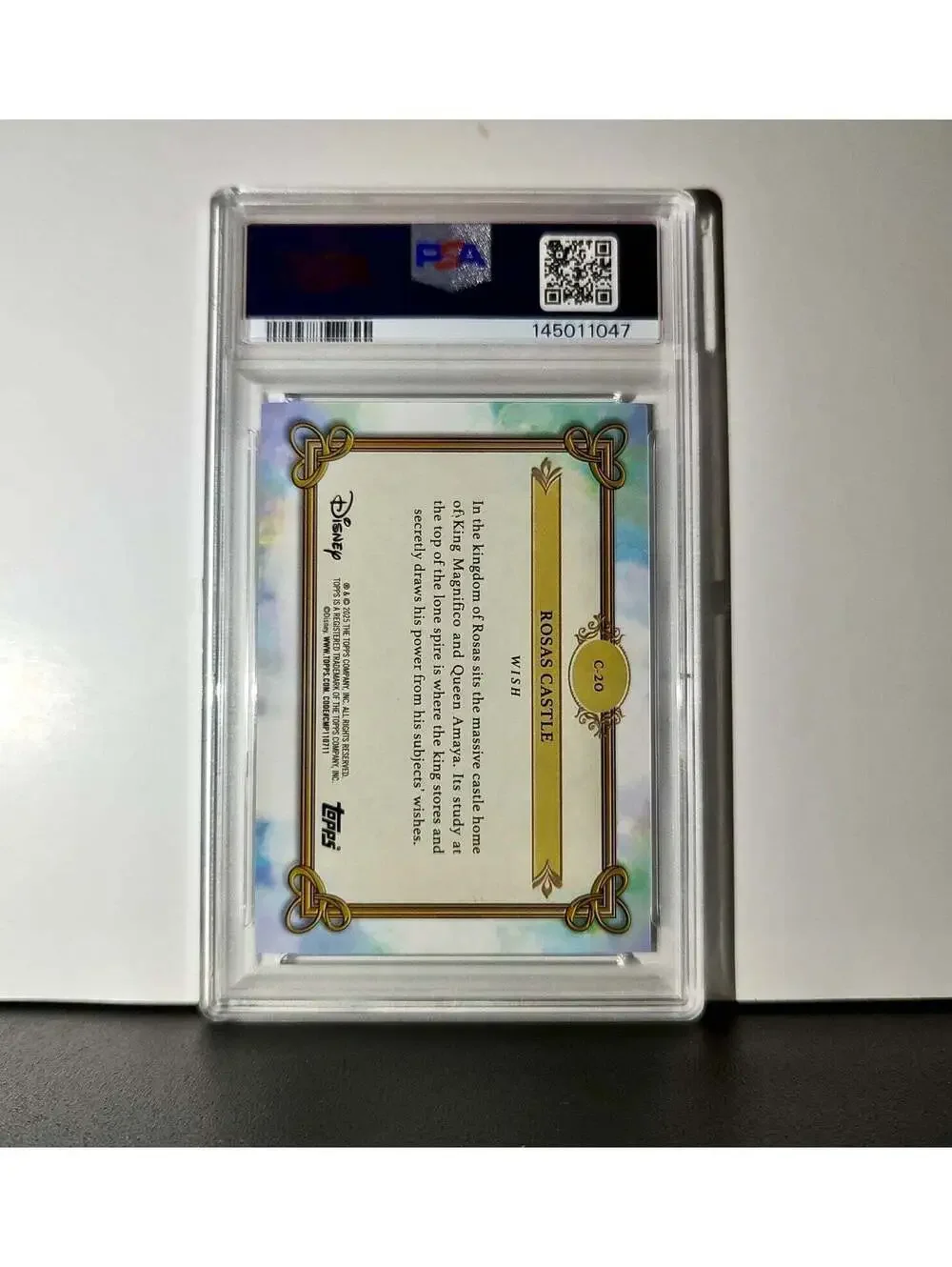 Rosas Castle 2025 Topps Disney #C-20 Card Wish PSA 9